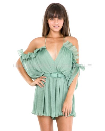 Alice McCall At The First Sight Green Moss Playsuit